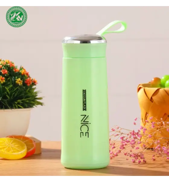 Bình Nước Thủy Tinh 2 Lớp chữ NICE Cách Nhiệt Thời Trang