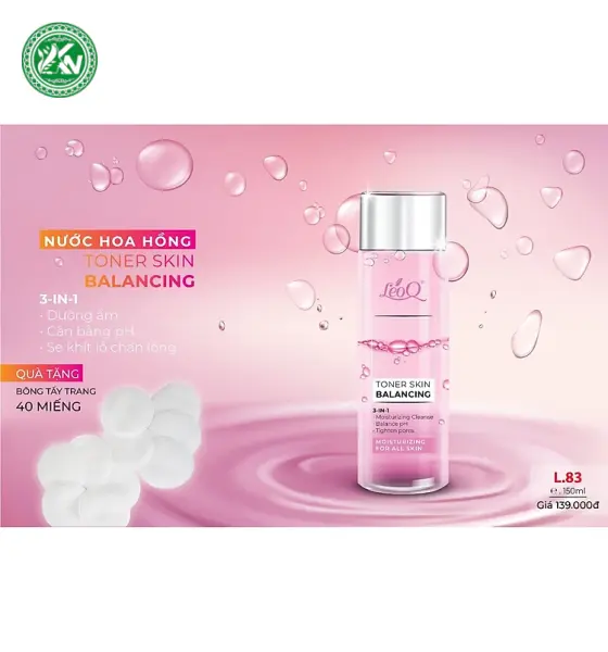 Nước Tẩy Trang Hoa Hồng LeoQ - 150ml
