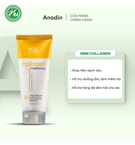 Sữa rửa mặt Collagen ISK - Săn chắc - Nâng cơ da