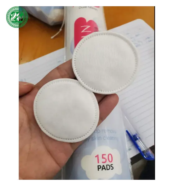 Bông tẩy trang 5 lớp đa năng 2 in 1 100% cotton thiên nhiên Reskin Cotton Puff Dual Mesh